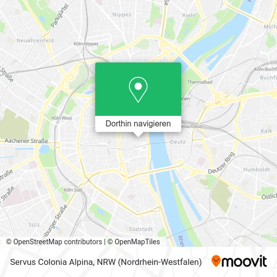 Servus Colonia Alpina Karte