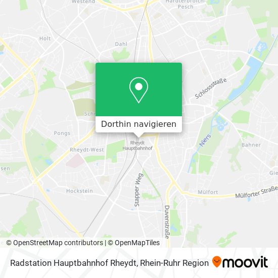 Radstation Hauptbahnhof Rheydt Karte