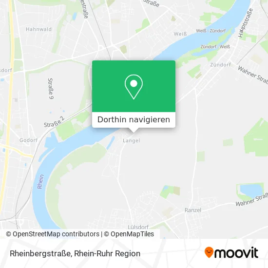 Rheinbergstraße Karte