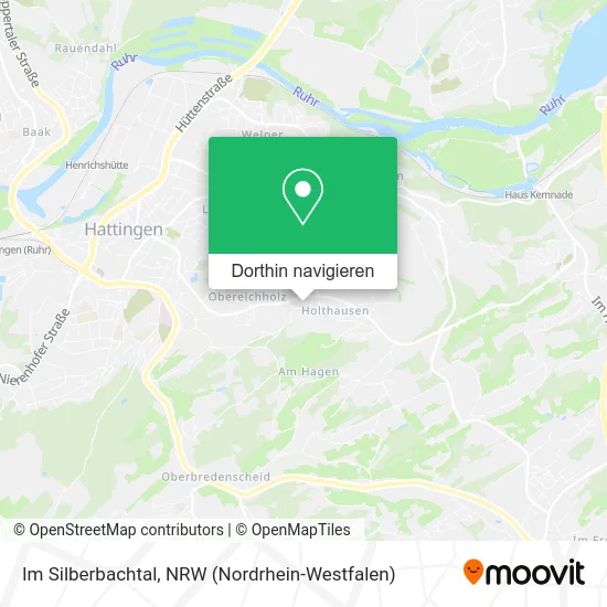 Im Silberbachtal Karte