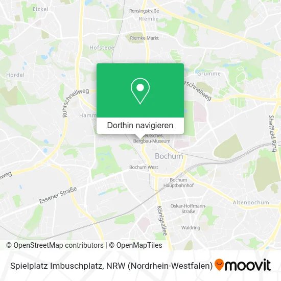 Spielplatz Imbuschplatz Karte