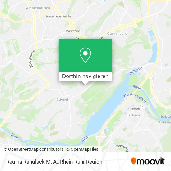 Regina Ranglack M. A. Karte