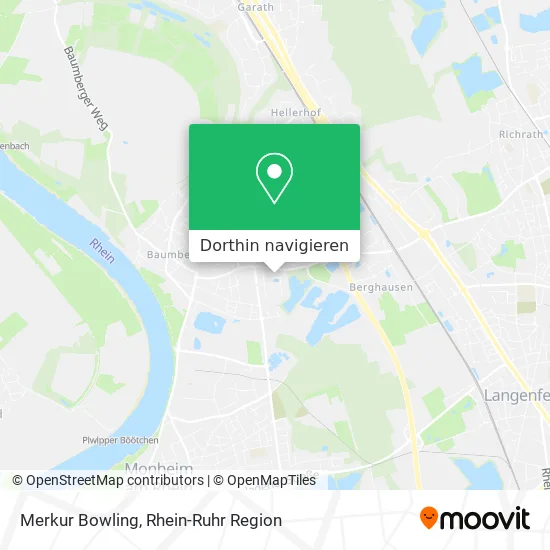 Merkur Bowling Karte