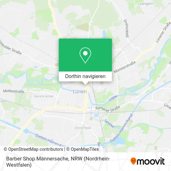 Barber Shop Männersache Karte