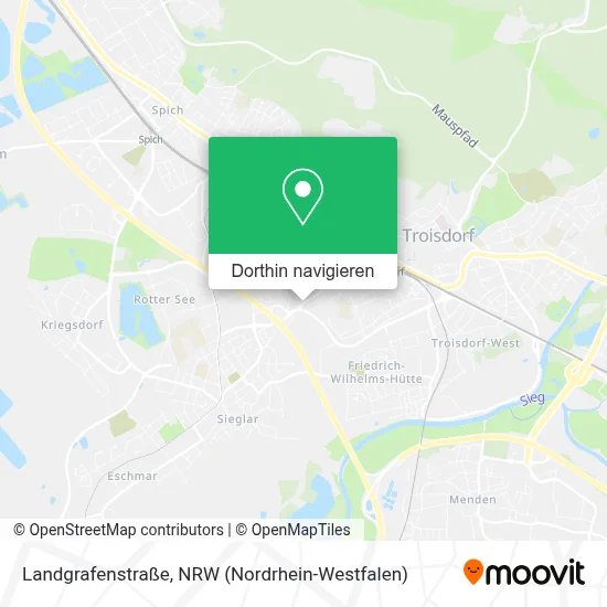 Landgrafenstraße Karte