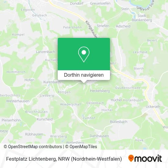 Festplatz Lichtenberg Karte