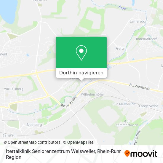 Itertalklinik Seniorenzentrum Weisweiler Karte