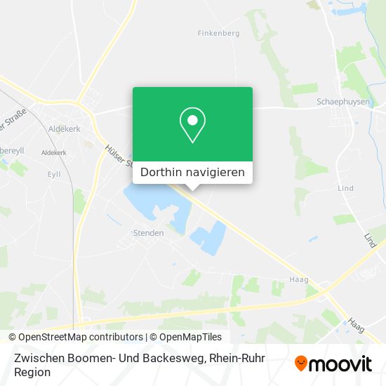 Zwischen Boomen- Und Backesweg Karte