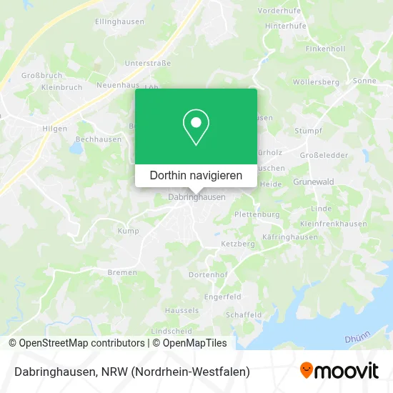 Dabringhausen Karte