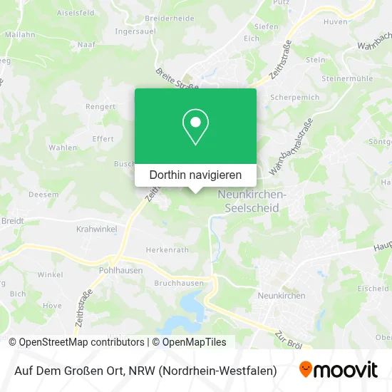 Auf Dem Großen Ort Karte