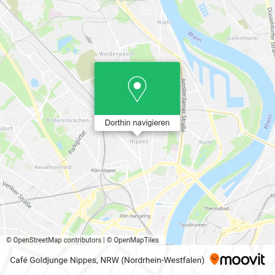 Café Goldjunge Nippes Karte