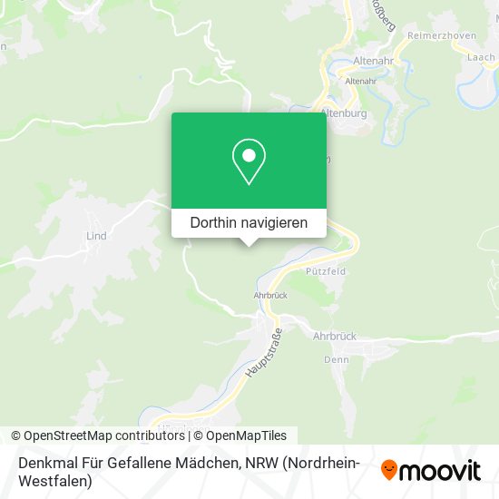 Denkmal Für Gefallene Mädchen Karte