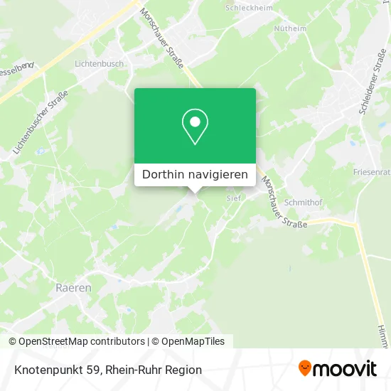 Knotenpunkt 59 Karte