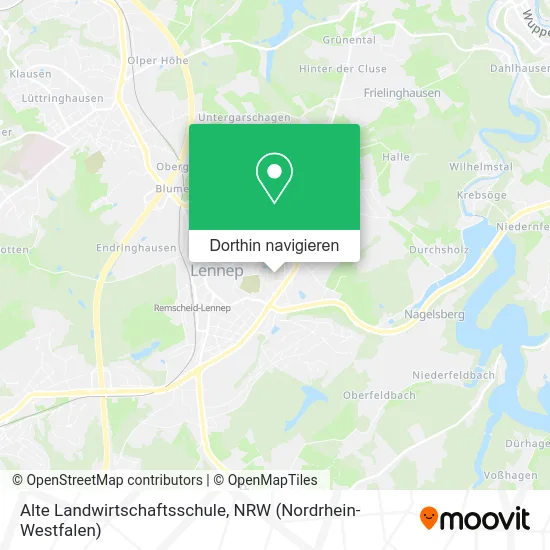 Alte Landwirtschaftsschule Karte