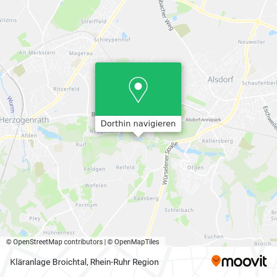 Kläranlage Broichtal Karte
