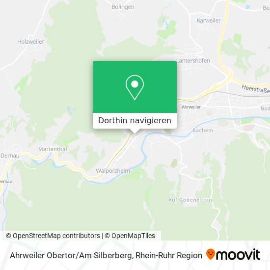 Ahrweiler Obertor / Am Silberberg Karte