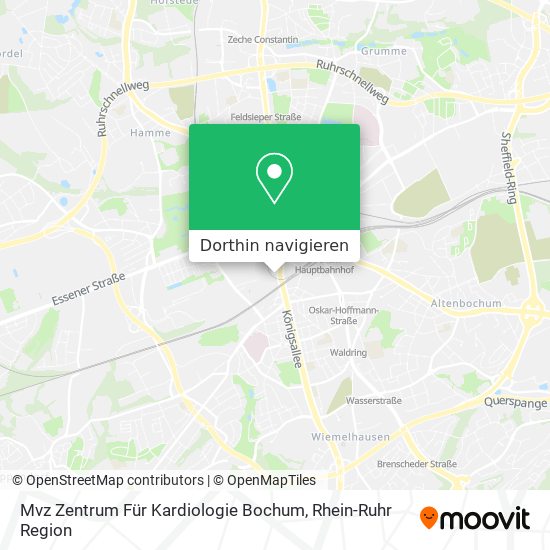 Mvz Zentrum Für Kardiologie Bochum Karte