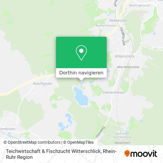 Teichwirtschaft & Fischzucht Witterschlick Karte