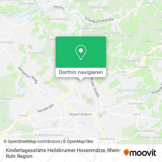 Kindertagesstätte Heilsbrunner Hosenmätze Karte