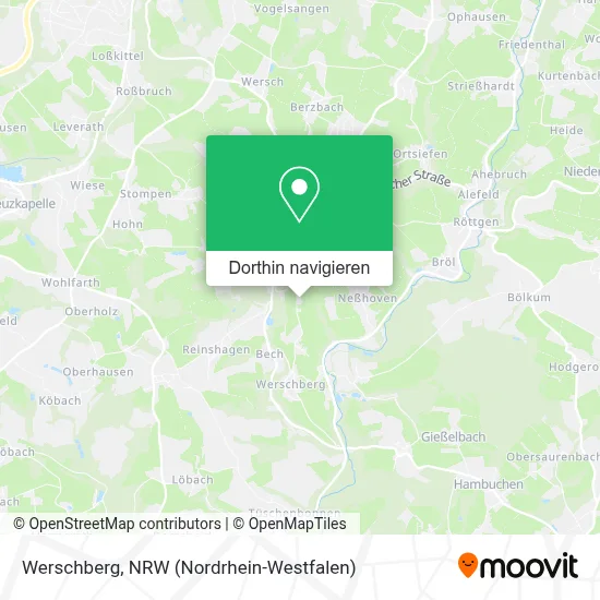 Werschberg Karte