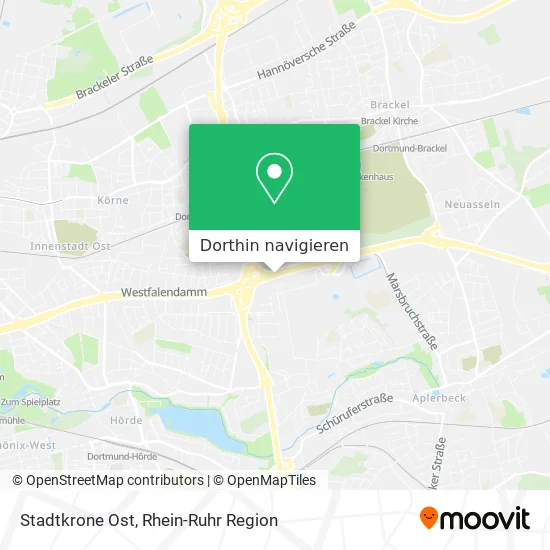 Stadtkrone Ost Karte