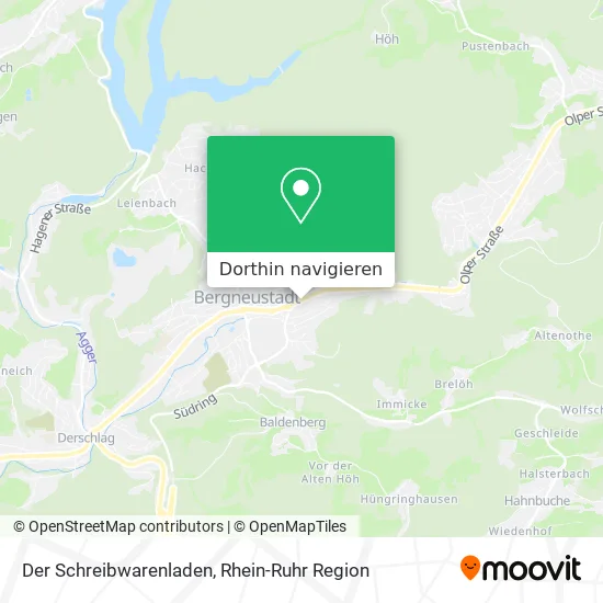 Der Schreibwarenladen Karte