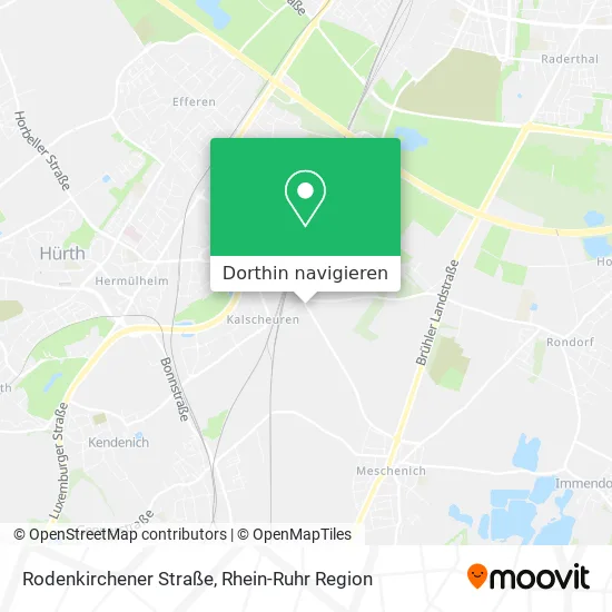 Rodenkirchener Straße Karte