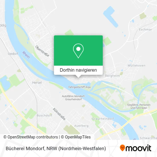 Bücherei Mondorf Karte
