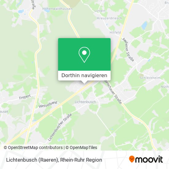 Lichtenbusch (Raeren) Karte