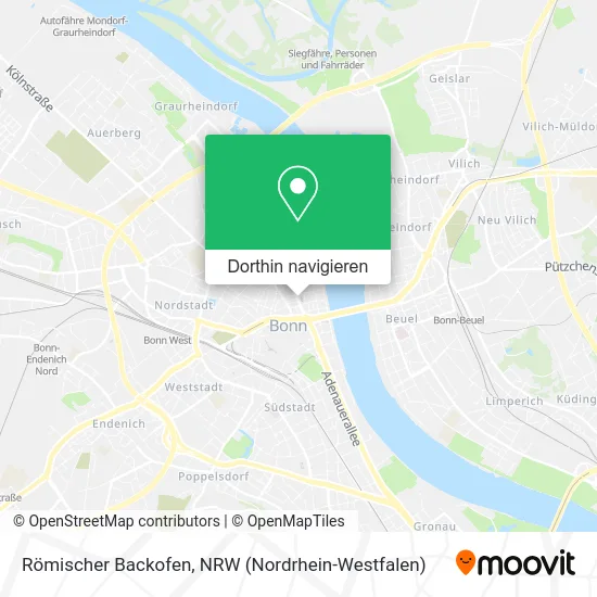 Römischer Backofen Karte