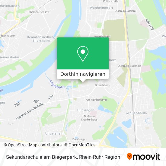 Sekundarschule am Biegerpark Karte