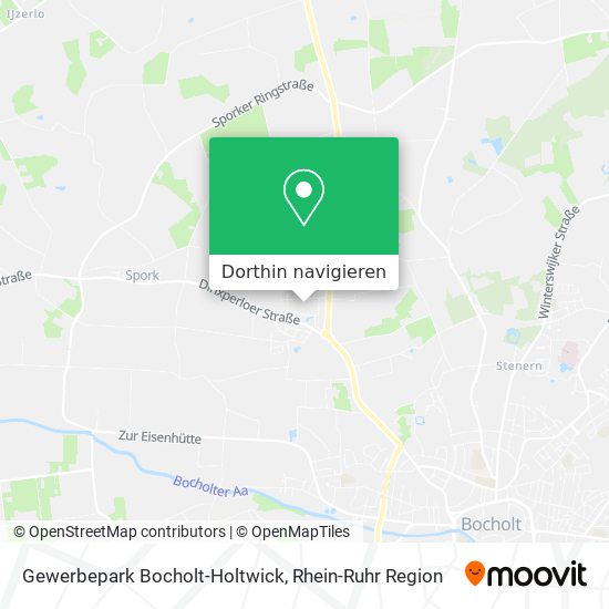 Gewerbepark Bocholt-Holtwick Karte
