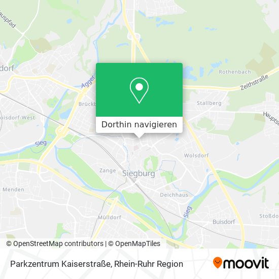 Parkzentrum Kaiserstraße Karte