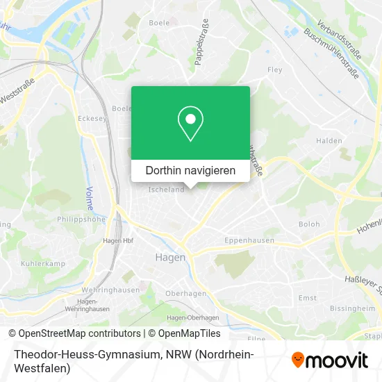 Theodor-Heuss-Gymnasium Karte