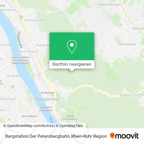 Bergstation Der Petersbergbahn Karte