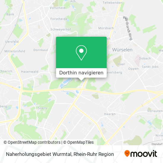 Naherholungsgebiet Wurmtal Karte