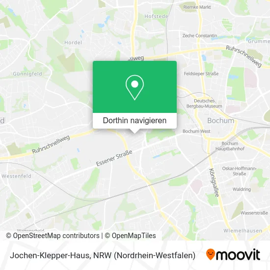 Jochen-Klepper-Haus Karte