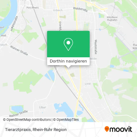 Tierarztpraxis Karte