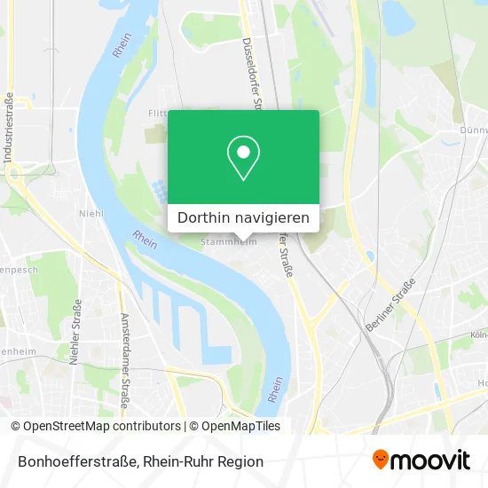 Bonhoefferstraße Karte