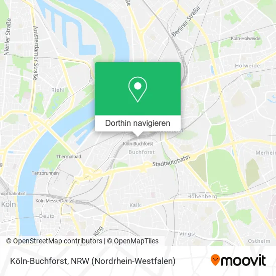 Köln-Buchforst Karte