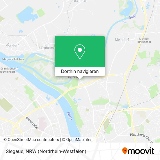 Siegaue Karte