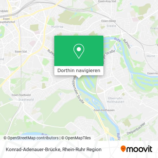 Konrad-Adenauer-Brücke Karte
