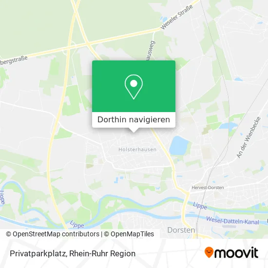 Privatparkplatz Karte