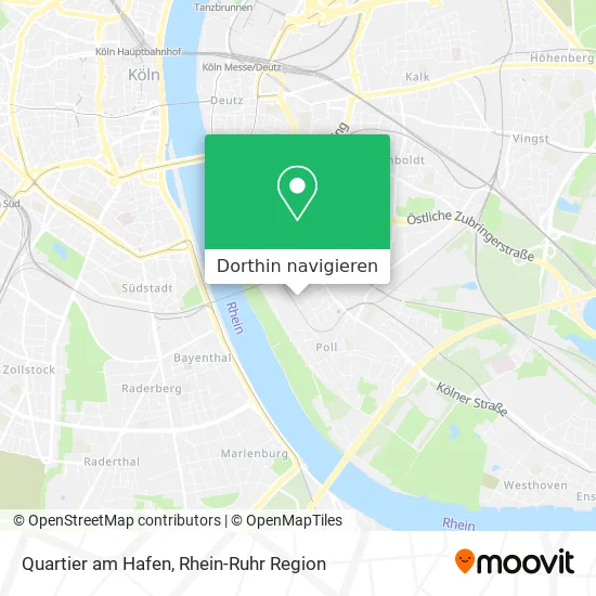 Quartier am Hafen Karte