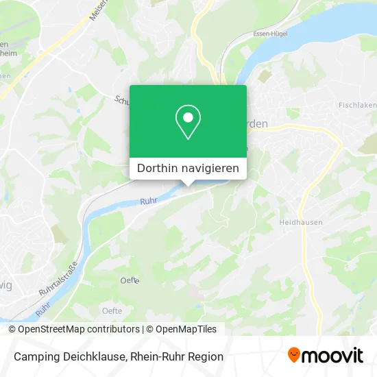 Camping Deichklause Karte