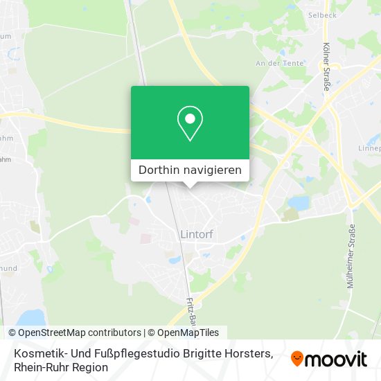 Kosmetik- Und Fußpflegestudio Brigitte Horsters Karte
