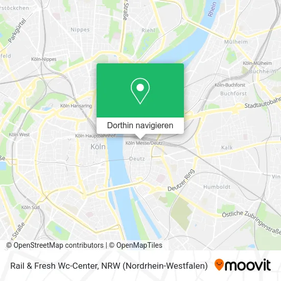 Rail & Fresh Wc-Center Karte