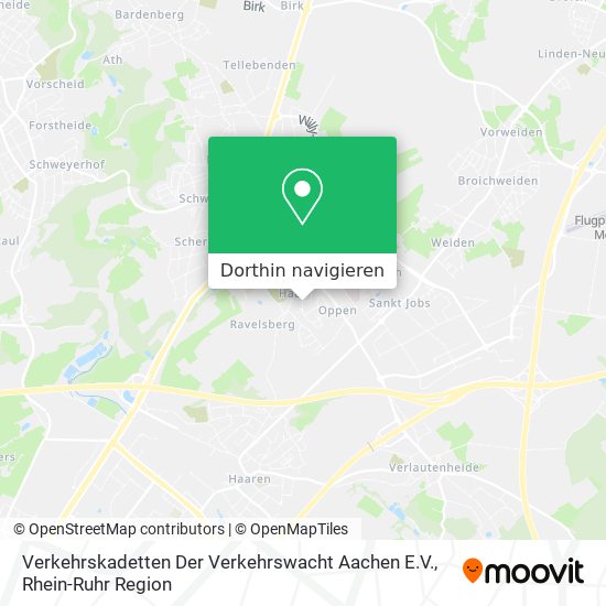 Verkehrskadetten Der Verkehrswacht Aachen E.V. Karte