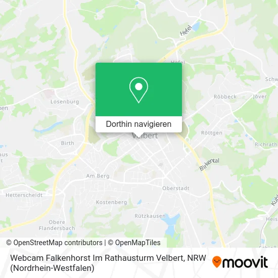 Webcam Falkenhorst Im Rathausturm Velbert Karte