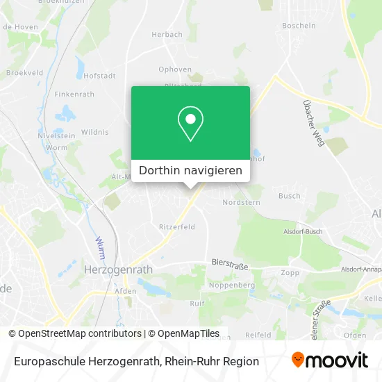 Europaschule Herzogenrath Karte